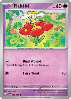 Flabébé, Twilight Masquerade #86, Pokémon TCG card