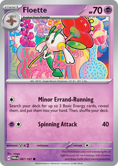 Floette, Twilight Masquerade #87, Pokémon TCG card