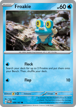 Froakie, Twilight Masquerade #56, Pokémon TCG card