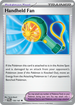 Handheld Fan, Twilight Masquerade #150, Pokémon TCG card