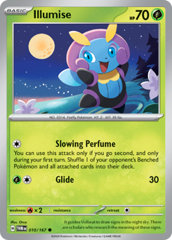 Illumise, Twilight Masquerade #10, Pokémon TCG card
