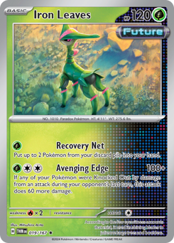 Iron Leaves, Twilight Masquerade #19, Pokémon TCG card