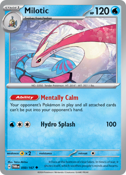 Milotic, Twilight Masquerade #50, Pokémon TCG card