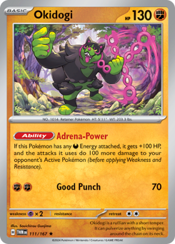 Okidogi, Twilight Masquerade #111, Pokémon TCG card