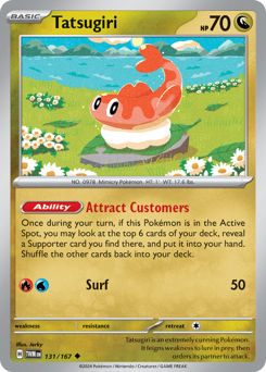 Tatsugiri, Twilight Masquerade #131, Pokémon TCG card