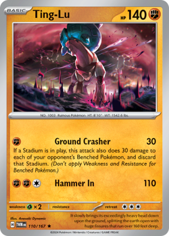 Ting-Lu, Twilight Masquerade #110, Pokémon TCG card