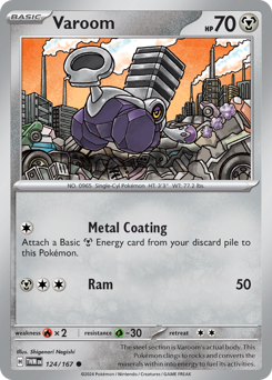 Varoom, Twilight Masquerade #124, Pokémon TCG card
