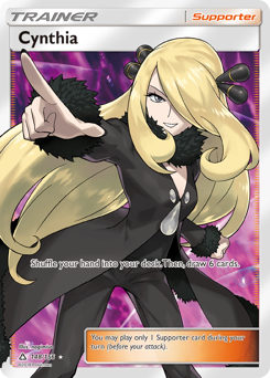 Cynthia, Ultra Prism #148, Pokémon TCG card