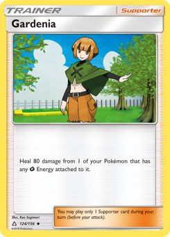Gardenia, Ultra Prism #124, Pokémon TCG card