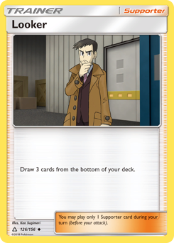 Looker, Ultra Prism #126, Pokémon TCG card