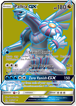 Palkia-GX, Ultra Prism #147, Pokémon TCG card