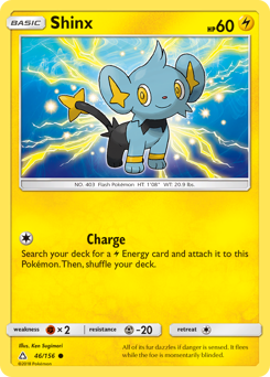 Shinx, Ultra Prism #46, Pokémon TCG card