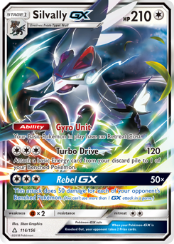 Silvally-GX, Ultra Prism #116, Pokémon TCG card