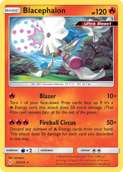 Blacephalon, Unbroken Bonds #32, Pokémon TCG card