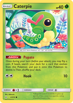 Caterpie, Unbroken Bonds #2, Pokémon TCG card