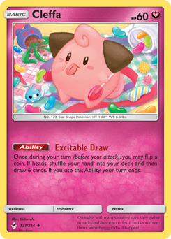 Cleffa, Unbroken Bonds #131, Pokémon TCG card