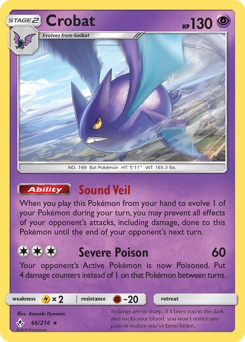 Crobat, Unbroken Bonds #66, Pokémon TCG card