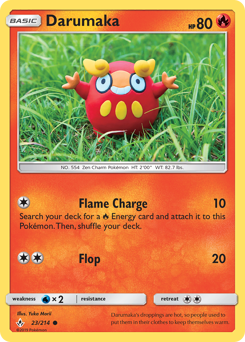 Darumaka, Unbroken Bonds #23, Pokémon TCG card