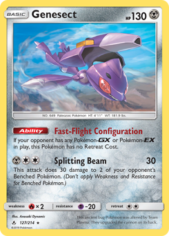 Genesect, Unbroken Bonds #127, Pokémon TCG card