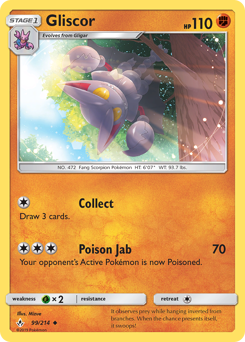 Gliscor, Unbroken Bonds #99, Pokémon TCG card