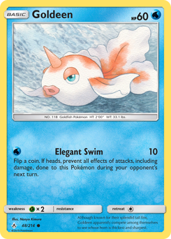 Goldeen, Unbroken Bonds #48, Pokémon TCG card