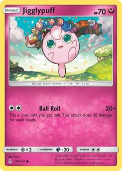 Jigglypuff, Unbroken Bonds #134, Pokémon TCG card