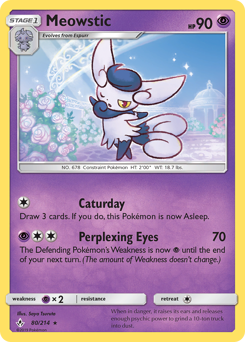 Meowstic, Unbroken Bonds #80, Pokémon TCG card