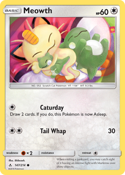 Meowth, Unbroken Bonds #147, Pokémon TCG card