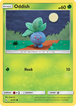 Oddish, Unbroken Bonds #6, Pokémon TCG card
