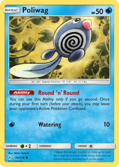 Poliwag, Unbroken Bonds #36, Pokémon TCG card