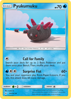 Pyukumuku, Unbroken Bonds #53, Pokémon TCG card