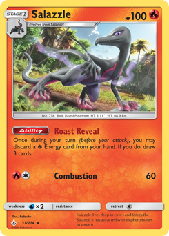 Salazzle, Unbroken Bonds #31, Pokémon TCG card