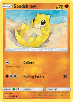 Sandshrew, Unbroken Bonds #83, Pokémon TCG card