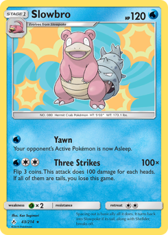 Slowbro, Unbroken Bonds #43, Pokémon TCG card