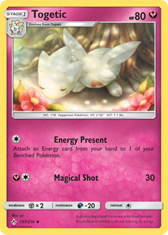 Togetic, Unbroken Bonds #137, Pokémon TCG card