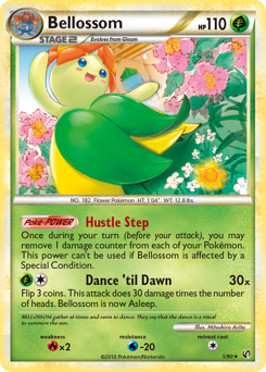 Bellossom, Undaunted #1, Pokémon TCG card