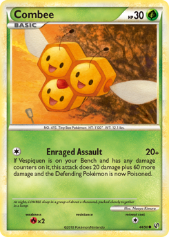 Combee, Undaunted #44, Pokémon TCG card