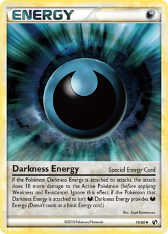 Darkness Energy, Undaunted #79, Pokémon TCG card