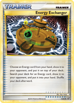 Energy Exchanger, Undaunted #73, Pokémon TCG card