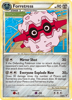 Forretress, Undaunted #3, Pokémon TCG card