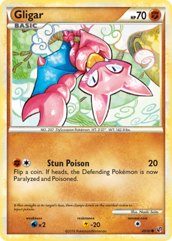 Gligar, Undaunted #49, Pokémon TCG card