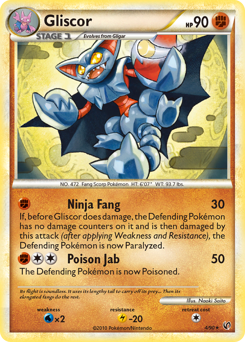 Gliscor, Undaunted #4, Pokémon TCG card