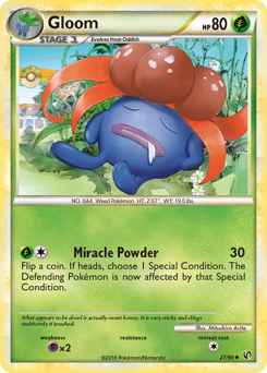 Gloom, Undaunted #27, Pokémon TCG card
