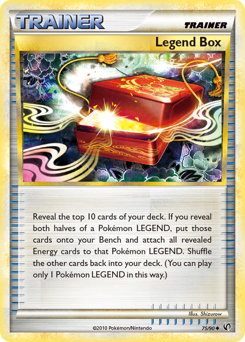 Legend Box, Undaunted #75, Pokémon TCG card