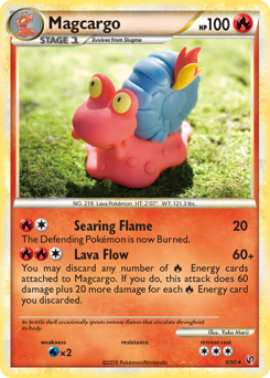 Magcargo, Undaunted #6, Pokémon TCG card