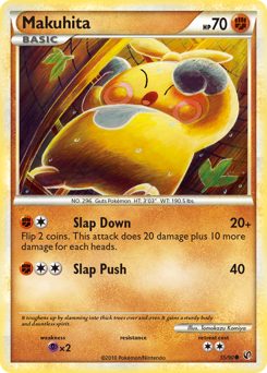 Makuhita, Undaunted #55, Pokémon TCG card