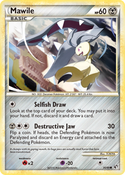 Mawile, Undaunted #56, Pokémon TCG card