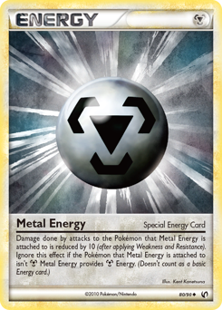 Metal Energy, Undaunted #80, Pokémon TCG card