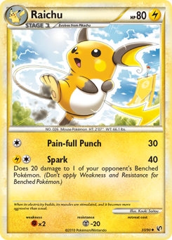 Raichu, Undaunted #33, Pokémon TCG card