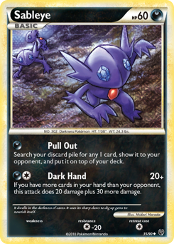 Sableye, Undaunted #35, Pokémon TCG card
